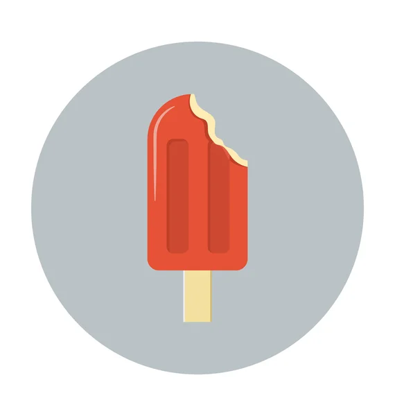 Icono vectorial de color Pop de hielo — Vector de stock