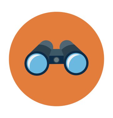 Dürbün renkli vektör çizim