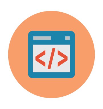 Renkli vektör çizim kodlama html