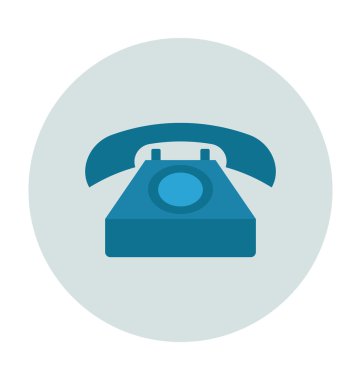 Telefon vektör çizim renkli