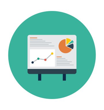 İş raporu vektör çizim renkli