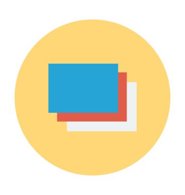 Vektör çizim kağıt Pack renkli