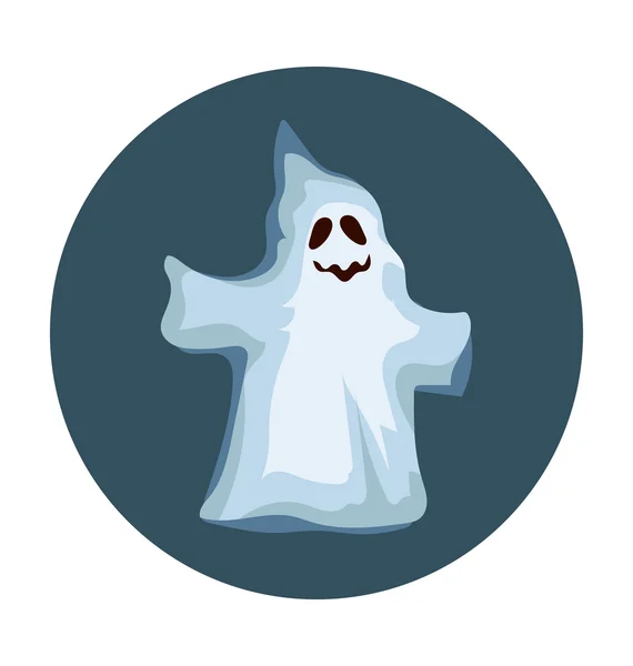 Ghost gekleurde Vector Icon — Stockvector