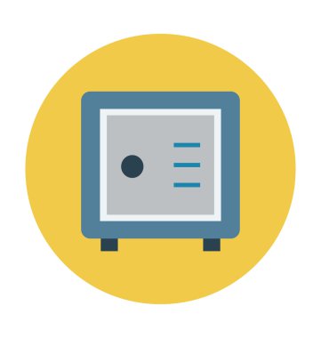 Soyunma renkli vektör simgesi