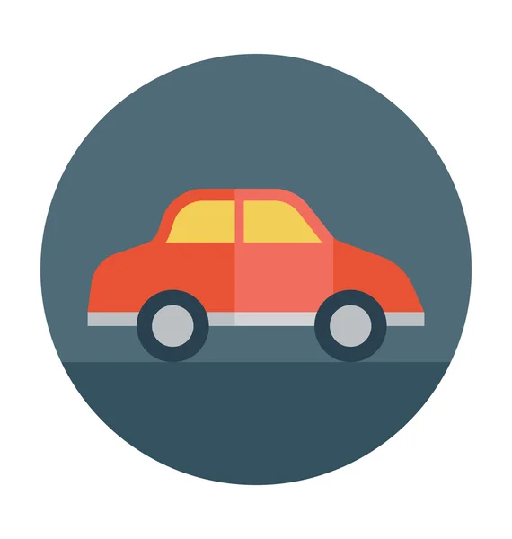 Auto gekleurde vector pictogram — Stockvector