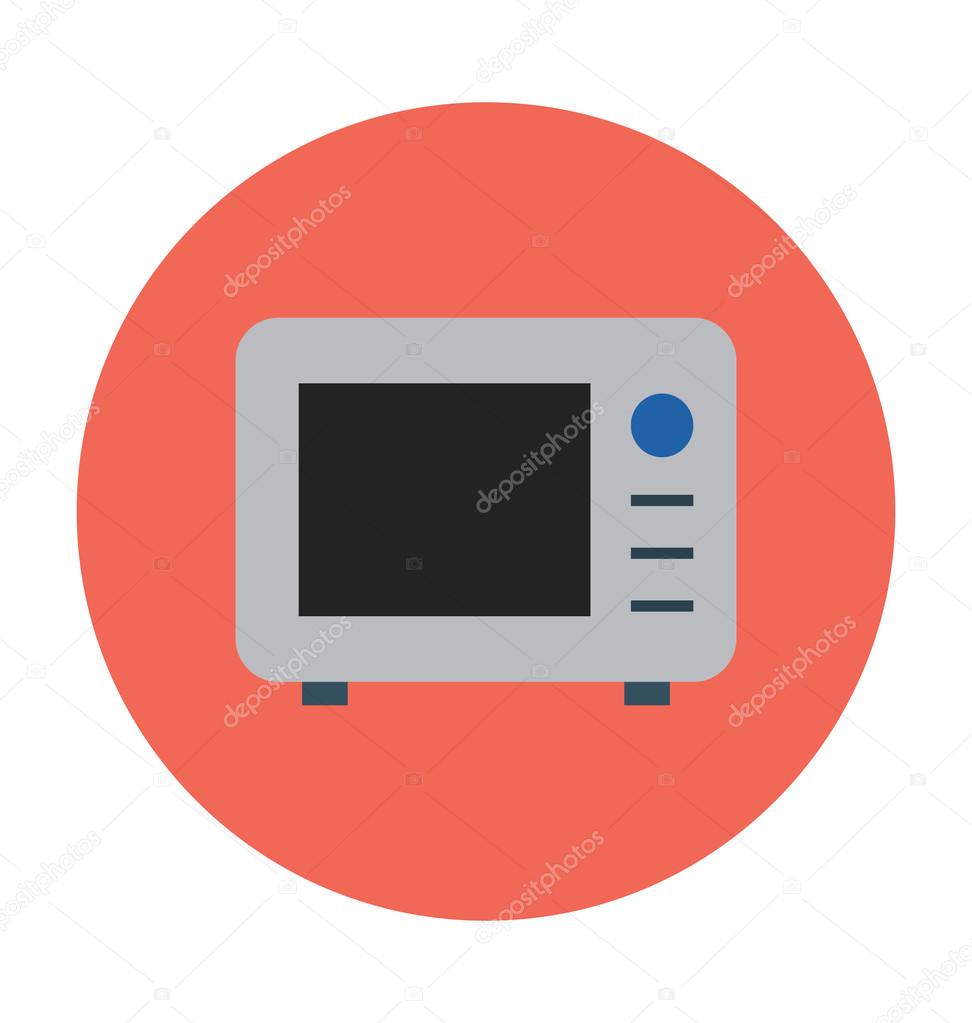 Oven Colored Vector Icon