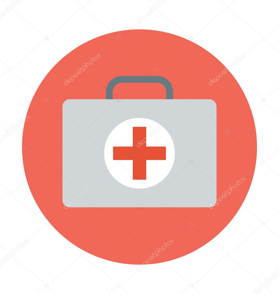First Aid Colored Vector Icon