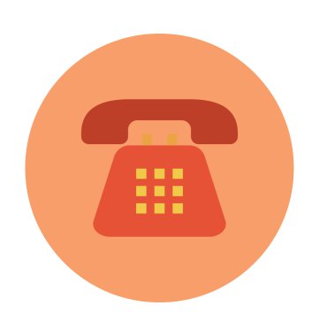 Telefon vektör çizim renkli