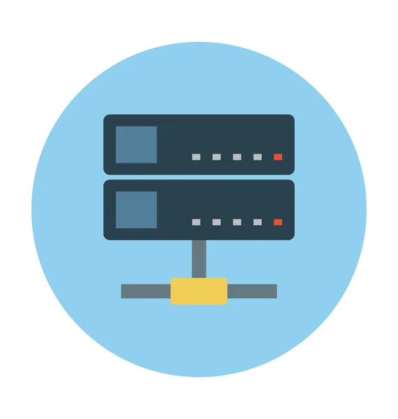 サーバーの色ベクトル図 — ストックベクタ