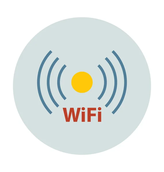 Цветной вектор Wi-Fi — стоковый вектор