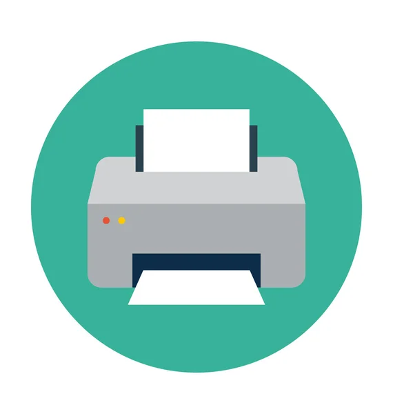 Vektör çizim yazıcı renkli