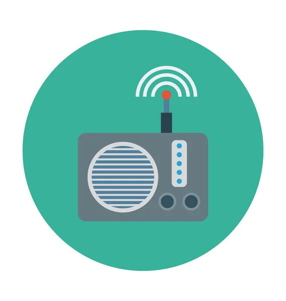 Radioilustração vetorial colorida —  Vetores de Stock