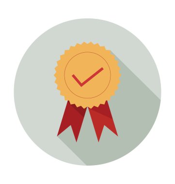 Rozet vektör çizim renkli