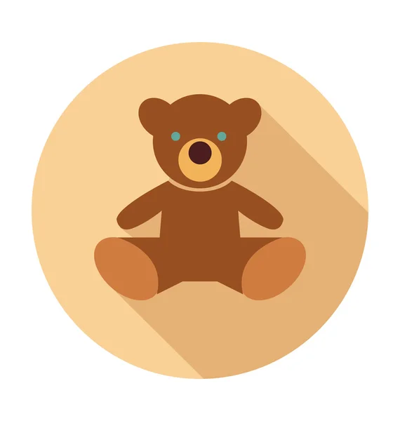 Teddy Urso colorido Vector Ilustração —  Vetores de Stock