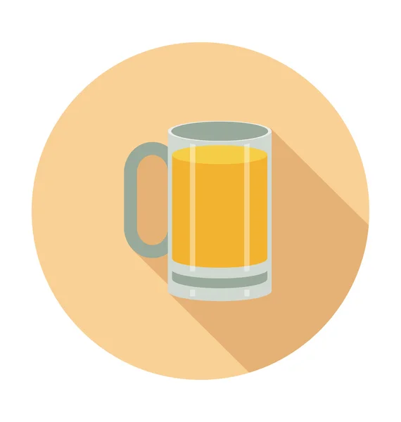 Bierpul gekleurde vectorillustratie — Stockvector