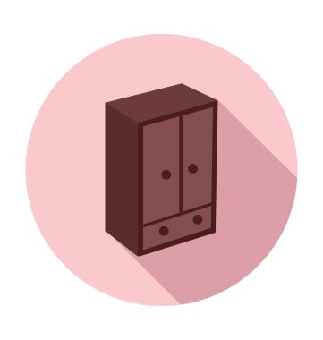 Dolap vektör çizim renkli