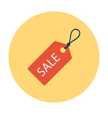 Etiket satın vektör çizim renkli