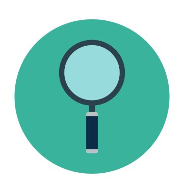 Büyüteç'i vektör çizim renkli