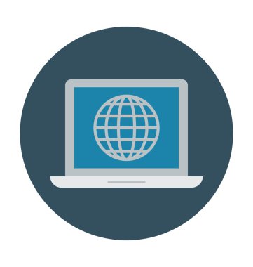 Internet vektör çizim renkli