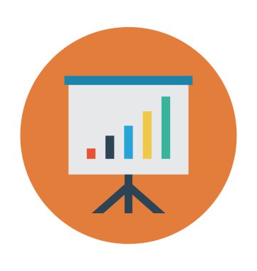 İstatistik vektör çizim renkli