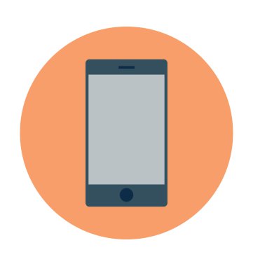 Cep telefonu vektör çizim renkli