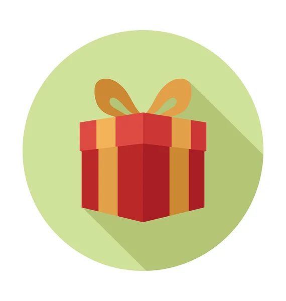 Gift Box gekleurde vectorillustratie — Stockvector