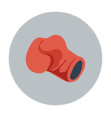 Boks eldiveni renkli vektör simgesi