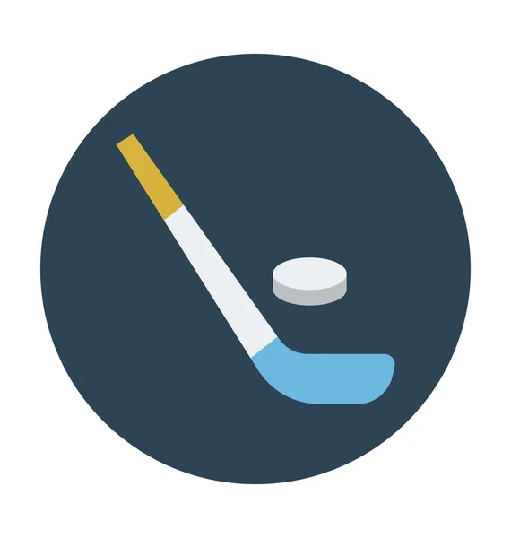 Ishockey färgad vektor Icon — Stock vektor