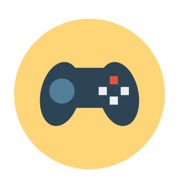 Gamepad renkli vektör simgesi