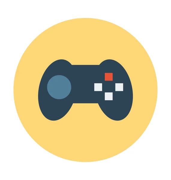 Gamepad färgad vektor Icon — Stock vektor