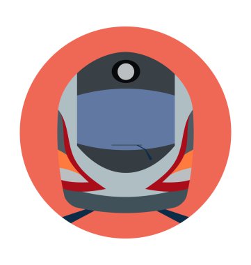 Metro renkli vektör simgesi