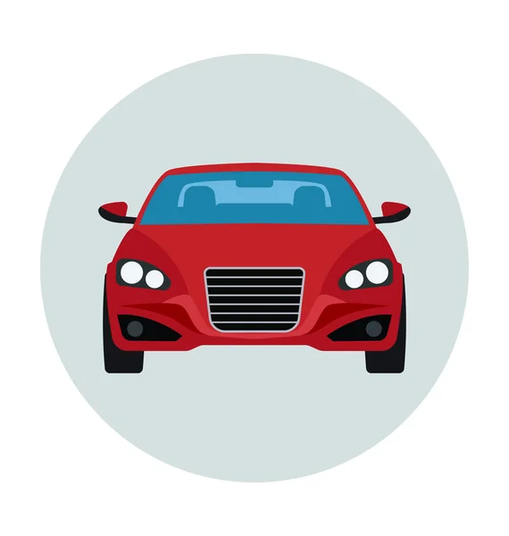 Luxe auto gekleurde Vector Icon — Stockvector