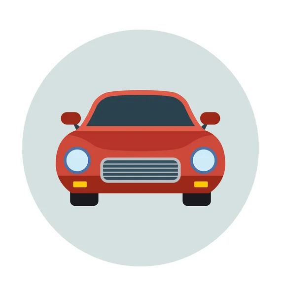 Hatchback gekleurde Vector Icon — Stockvector