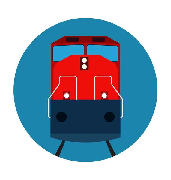 Tranvía de color Vector icono — Vector de stock