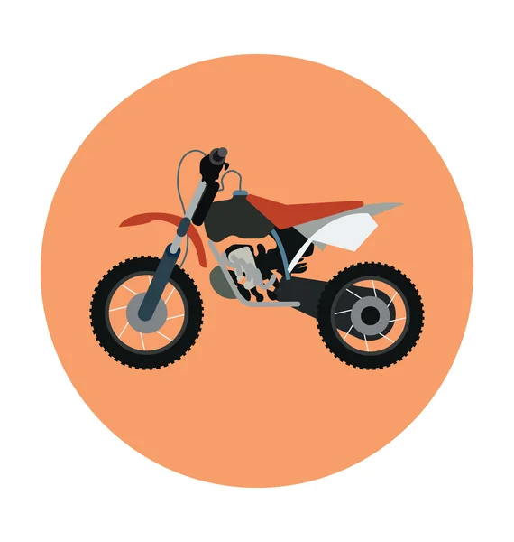 Icono vectorial de color moto — Vector de stock