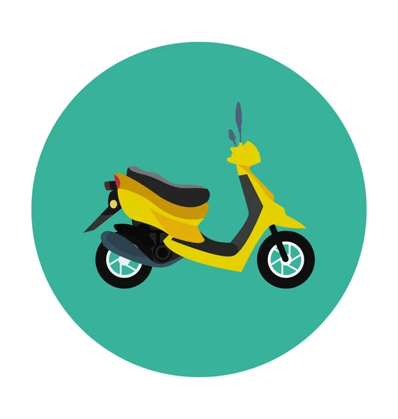 Scooti gekleurde Vector Icon — Stockvector