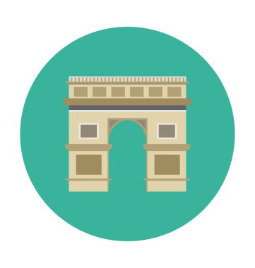 Zafer renkli vektör simge kemer