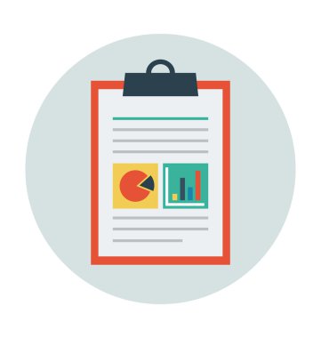 Renkli vektör çizim grafik