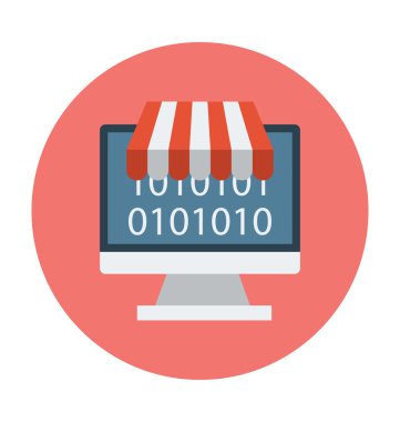 Marka kodları renkli vektör çizim