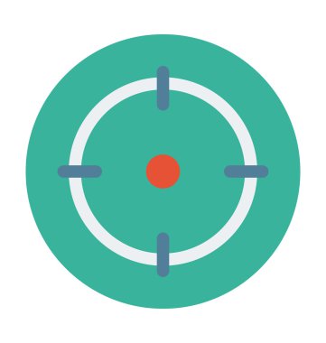 Renkli vektör çizim odaklanmak