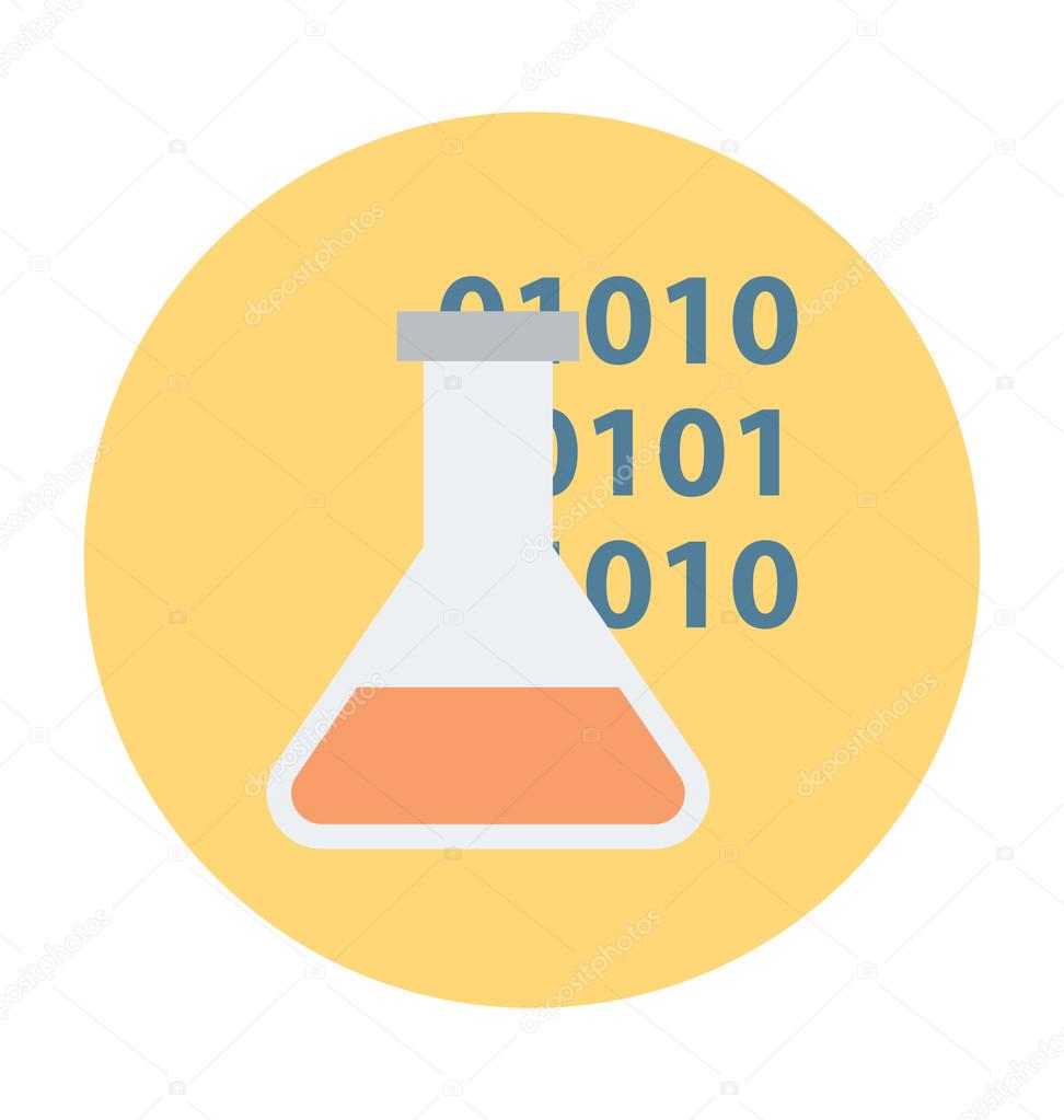 Chemical Colored Vector Illustration