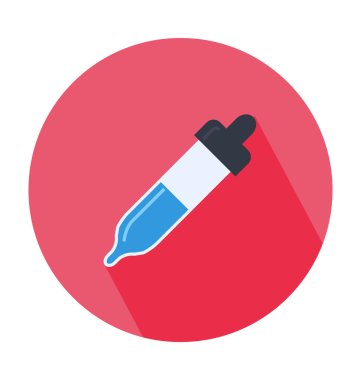 Damlalık renkli vektör simgesi