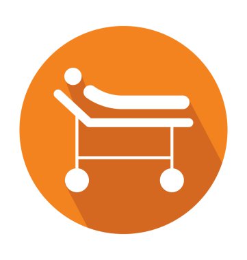 Sedye renkli vektör simgesi