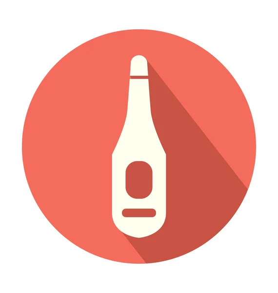 Garrafa de álcool colorido vetor ícone — Vetor de Stock