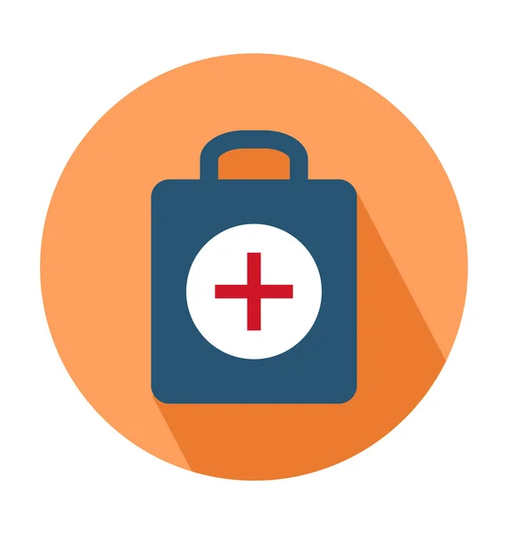 Medical Aid Colored Vector Icon — Stock Vector