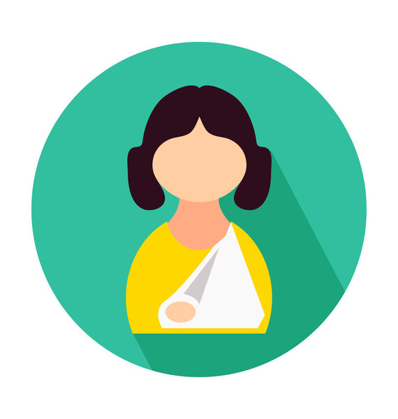 Цветной перелом векторной иконы
