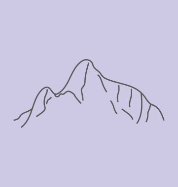 Machu Picchu vektör çizim renkli