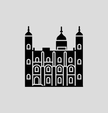 Tower Of London katı vektör çizim