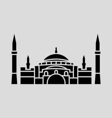 Ayasofya'nın katı vektör çizim