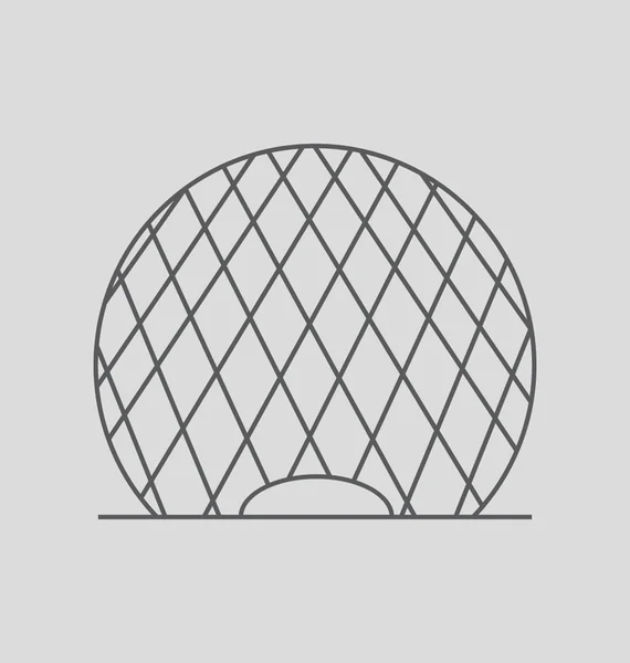 Illustration vectorielle solide du disque d'Aldar — Image vectorielle